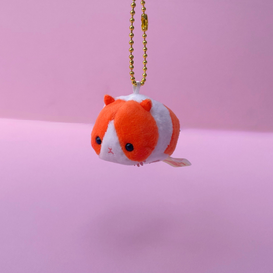 Winston Plush Pig Keychain