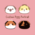 Custom Guinea Pig Portrait