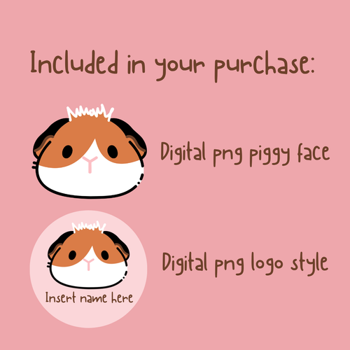 Custom Guinea Pig Portrait