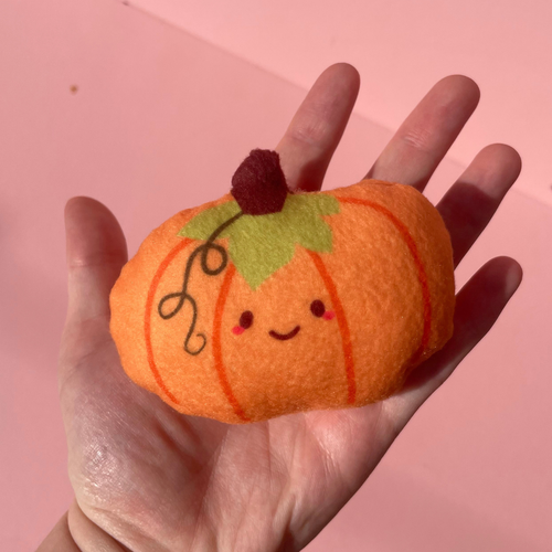 Ghost & Pumpkin Pillow